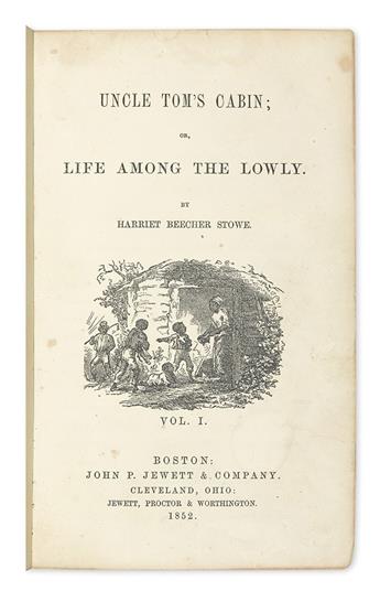 STOWE, HARRIET BEECHER. Uncle Toms Cabin.